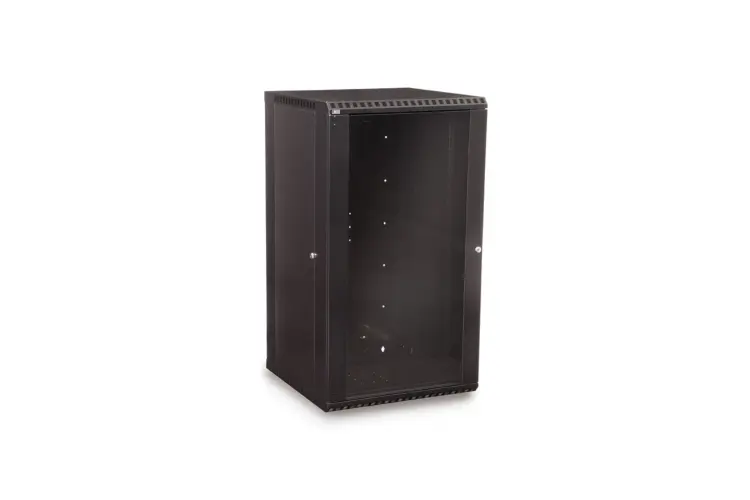 LINIER 22U 19in Wall Mount Cabinet with Glass Door