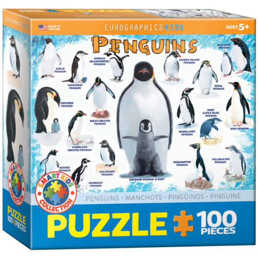 Eurographics Kids Penguins Puzzle - 100 Pieces