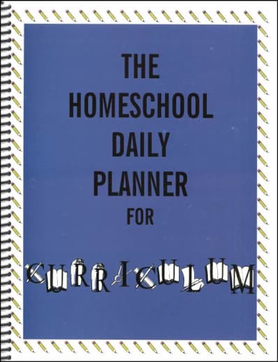 Homeschool Daily Planner for Curriculum
