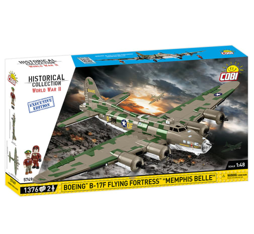 COBI Boeing B-17F Flying Fortress Memphis Belle Executive Edition - 1376 pieces (World War II Historical Collection)