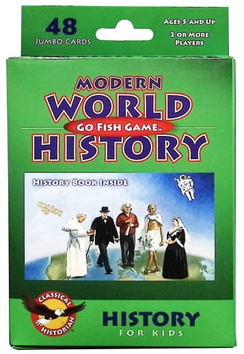 Modern World History Go Fish Game with History Booklet