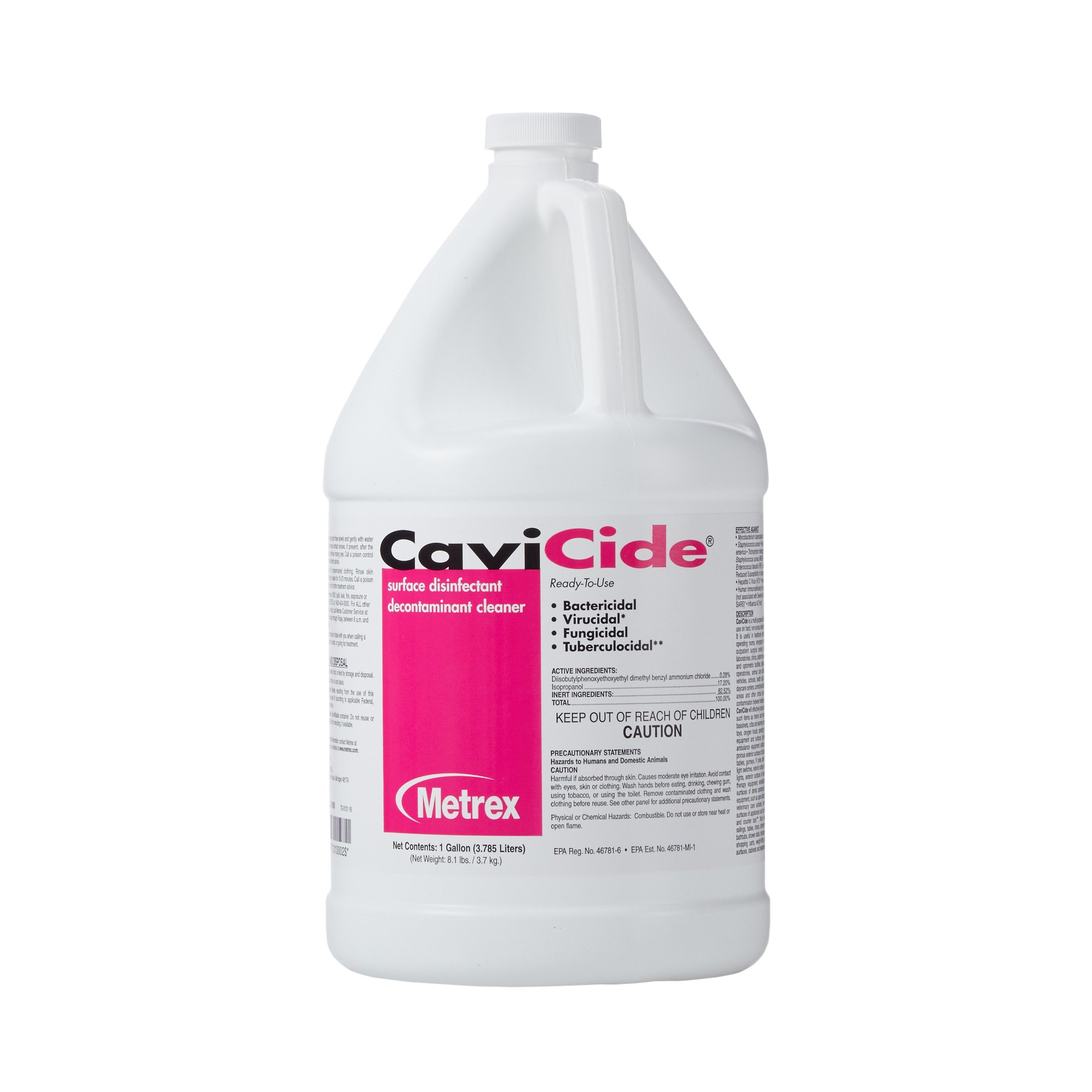 CaviCide Surface Disinfectant Cleaner, Alcohol Based, 1-gallon Jug MK 194631