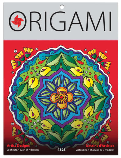 Kaleidoscope Origami Paper - Artistic (24 sheets)