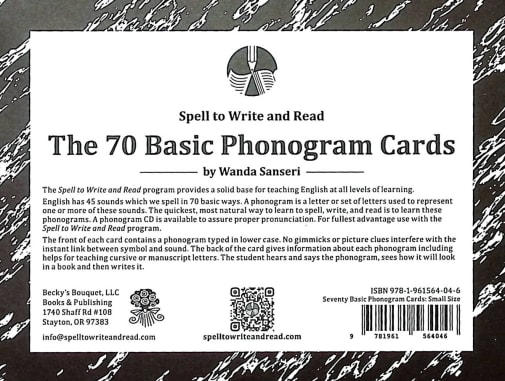 70 Basic Phonogram Cards