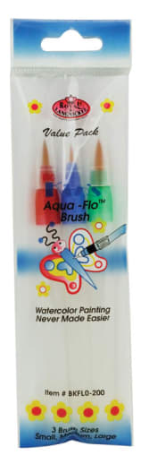 Royal & Langnickel Big Kid's Choice Aqua-Flo Paint Brush Set (3 piece)