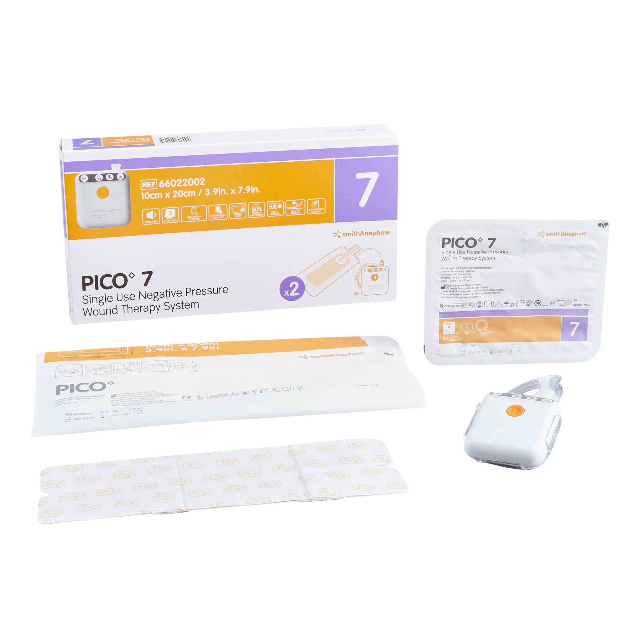 PICO 7 Negative Pressure Wound Therapy Two Dressing Kit MK 1118520
