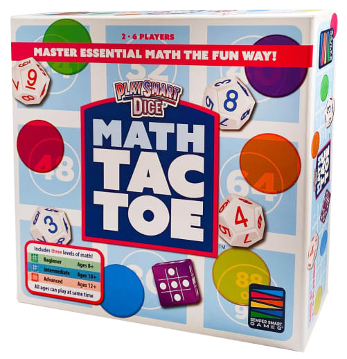 PlaySmart Dice Math-Tac-Toe Game