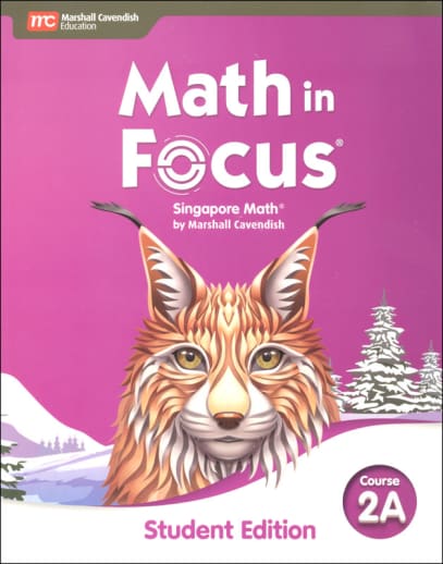 Math in Focus 2020 Student Edition Course 2A