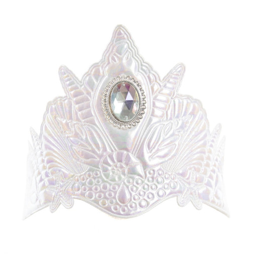 Little Adventures White Mermaid Soft Crown Dress Up Accessory