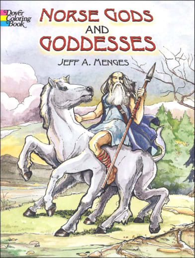 Norse Gods and Goddesses Coloring Book
