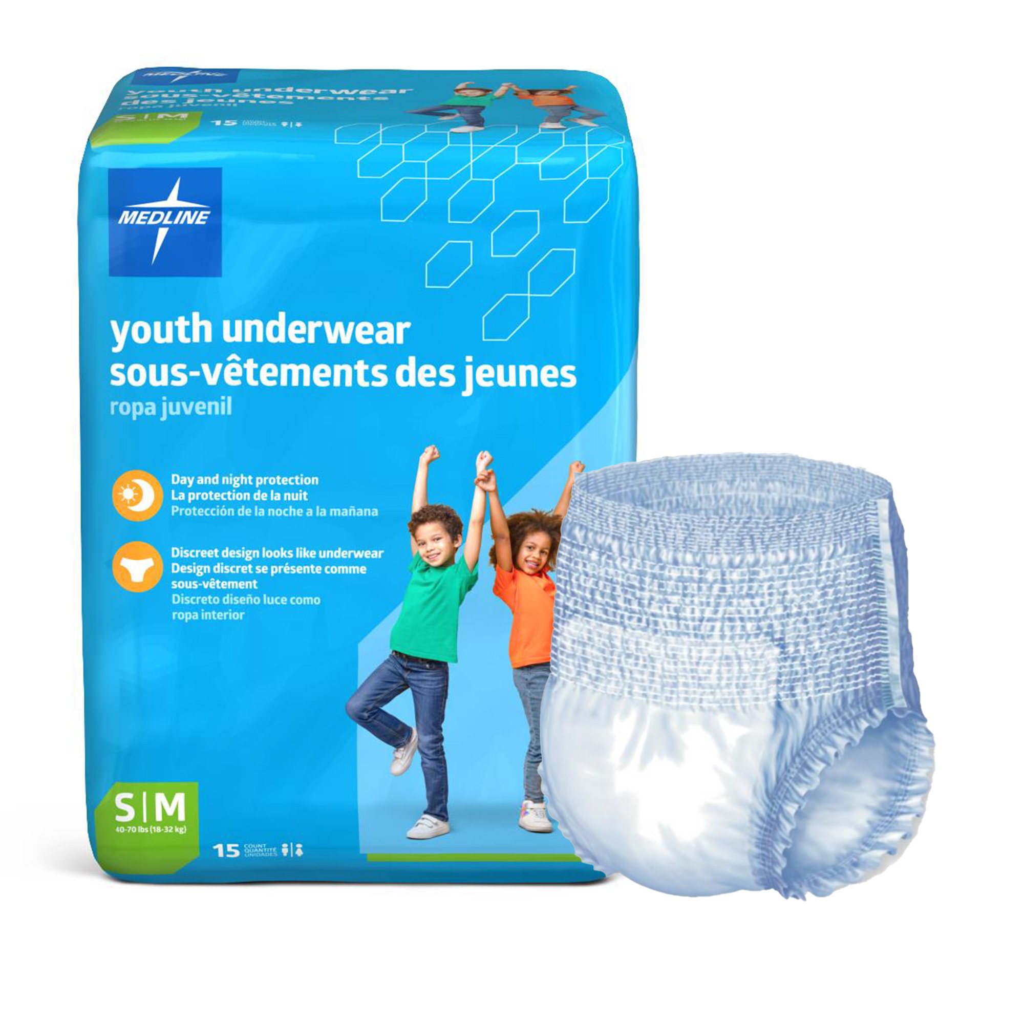 Medline Youth Underwear, Small MK 1026027