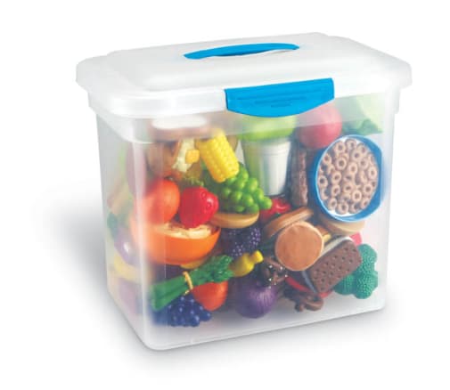 Learning Resources New Sprouts Healthy Play Food Set (100 Pieces)