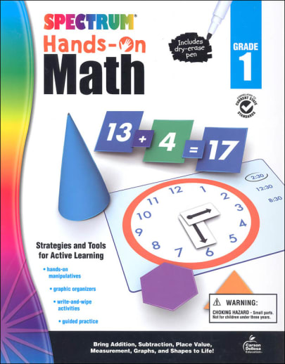 Spectrum Hands-On Math: Grade 1