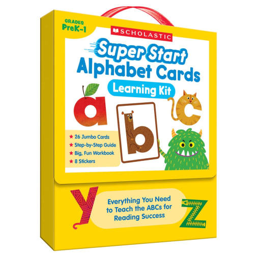 Super Start Alphabet Cards Learning Kit