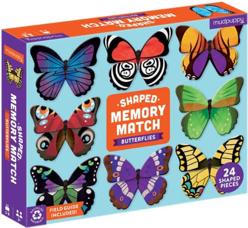 Butterflies Shaped Memory Match Game