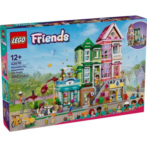 LEGO Friends Heartlake City Apartments and Stores (42670)