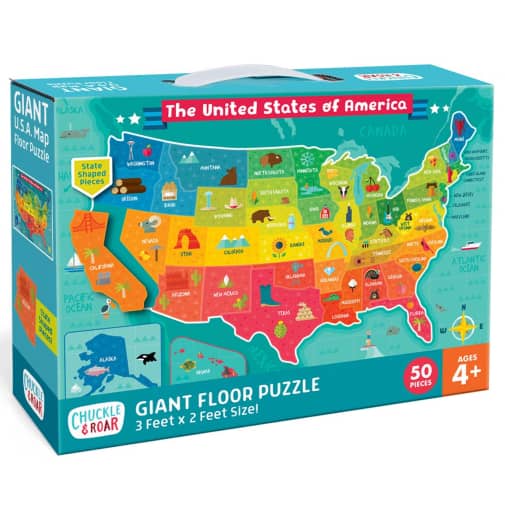 USA Map 50 pc. Floor Puzzle