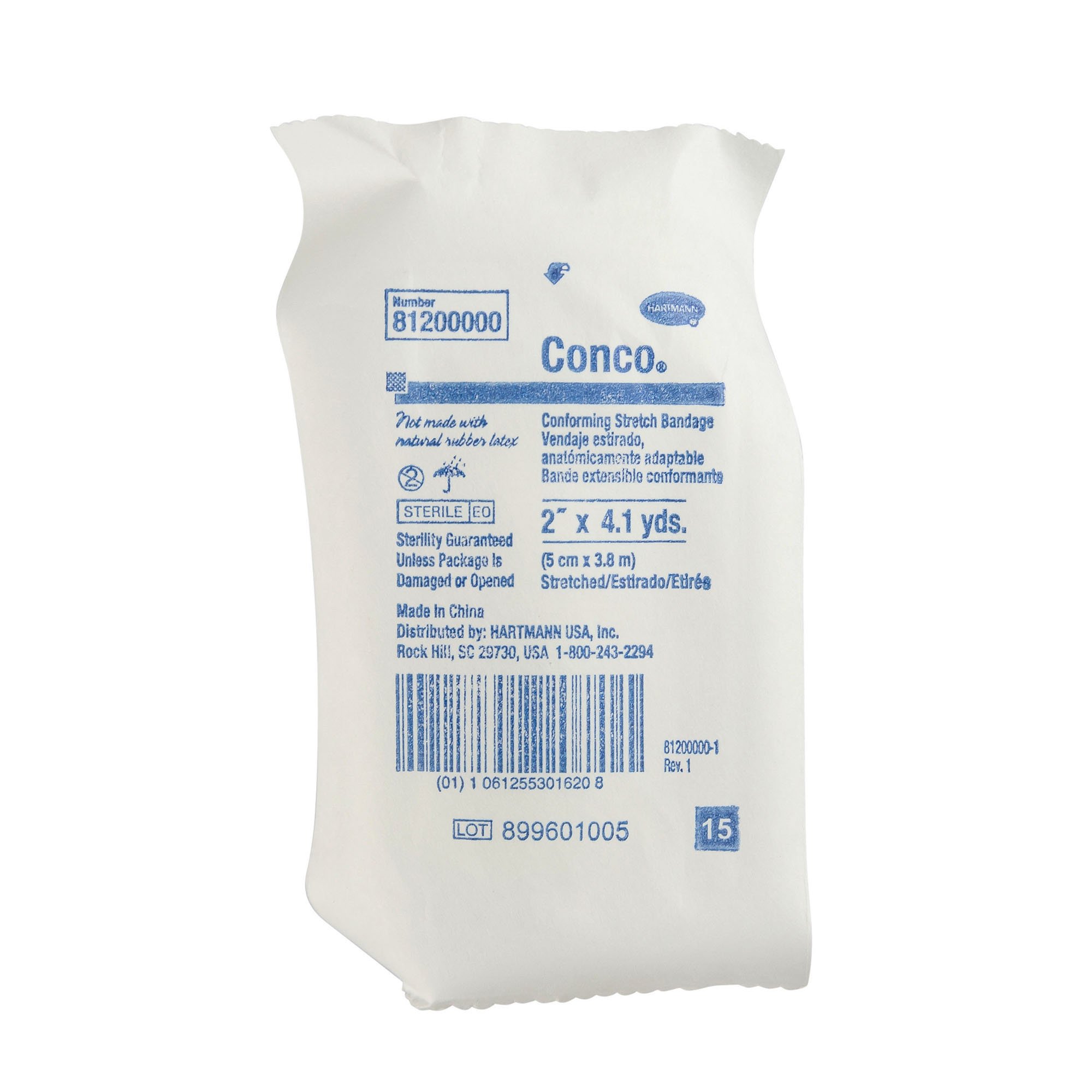 Conco Conforming Bandage, 2 Inch x 4-1/10 Yard, One-Ply MK 1214345