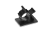 Nylon Self Adhesive Cable Management Clip Round Type 32x19mm L, 100-Pack