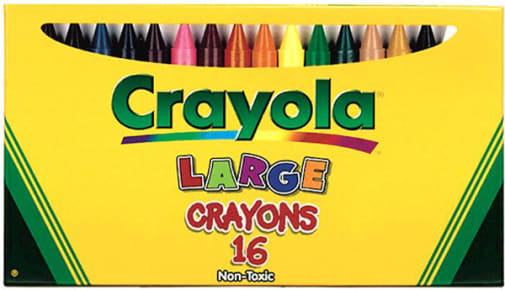 Crayola Large Crayons 16 Count