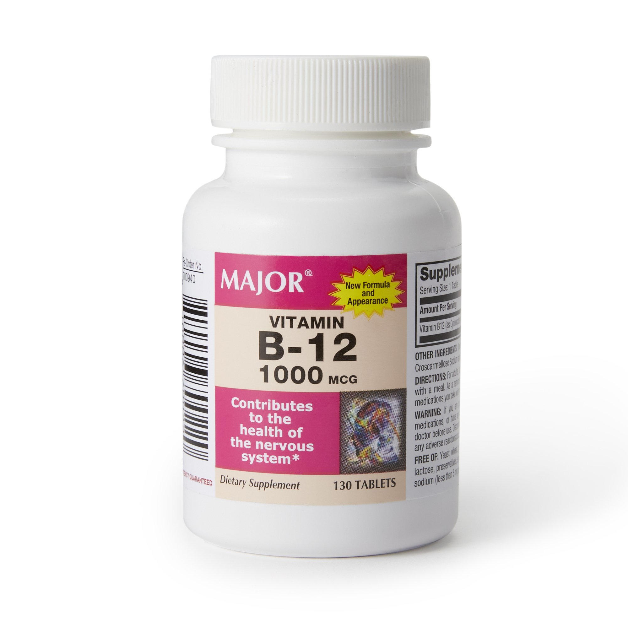 Major Vitamin B-12 Vitamin Supplement MK 1137786