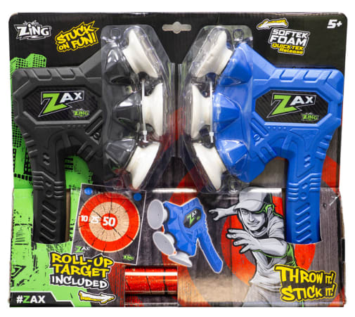 Zax Axe with roll up target