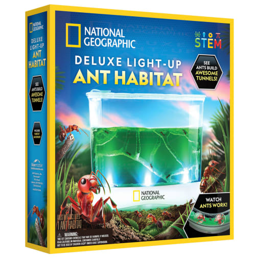 Deluxe Light-Up Ant Habitat Kit (National Geographic)