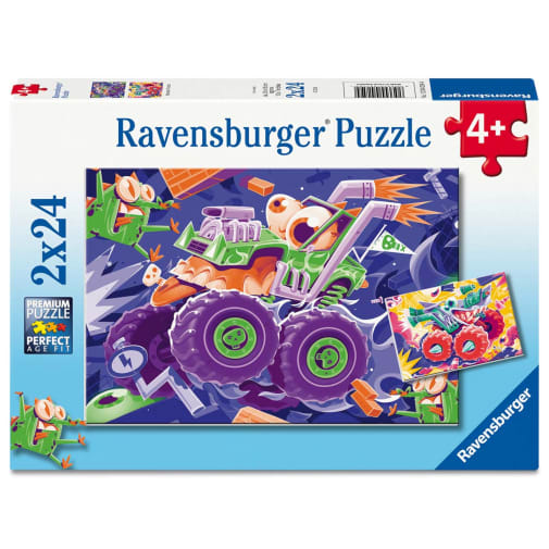 Monster Trucks: 2 Puzzles (24 Piece each)