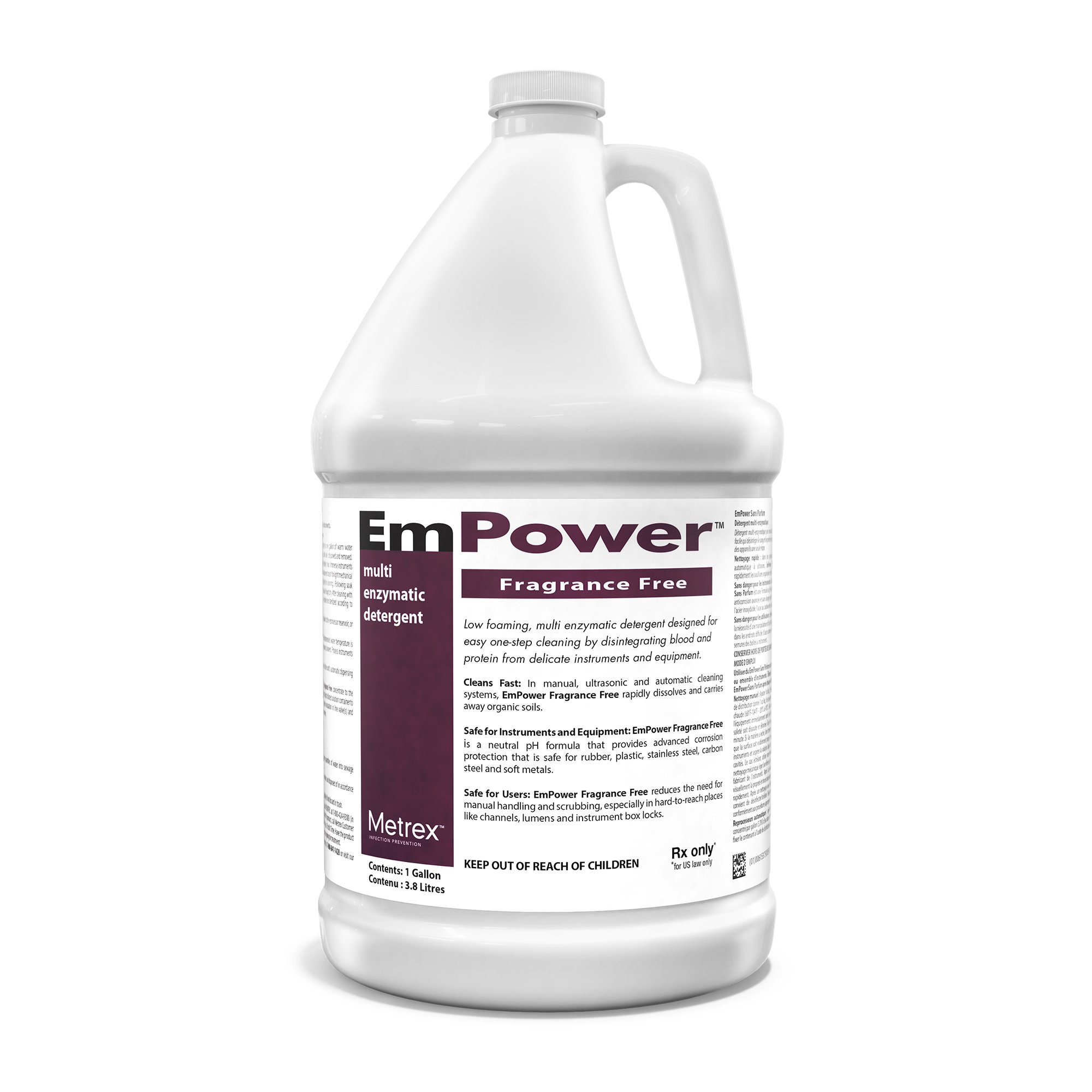 EmPower Fragrance Free Dual Enzymatic Instrument Detergent / Presoak MK 767507