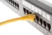 Cat6A Shielded Ethernet Patch Cable, Half-moon Boot, 1 ft, Yellow