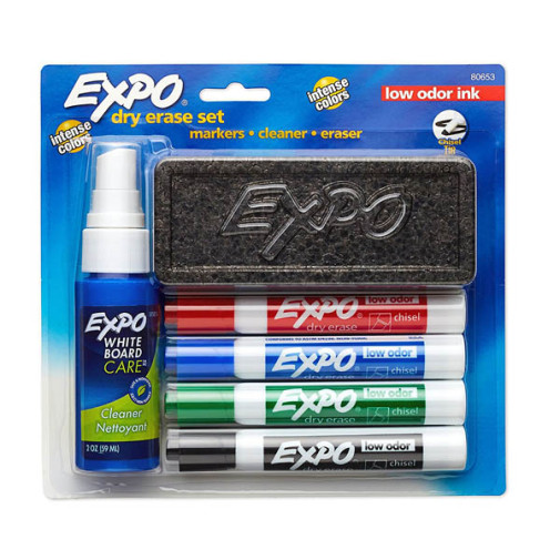 Expo Low Odor Chisel Tip Dry Erase Marker Blue