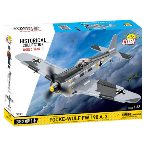 COBI Focke-Wulf FW 190 A3 Fighter- 382 pieces (World War II Historical Collection)