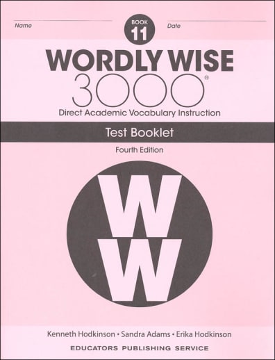 Wordly Wise 3000 Book 11 Test Book, 4th Edition