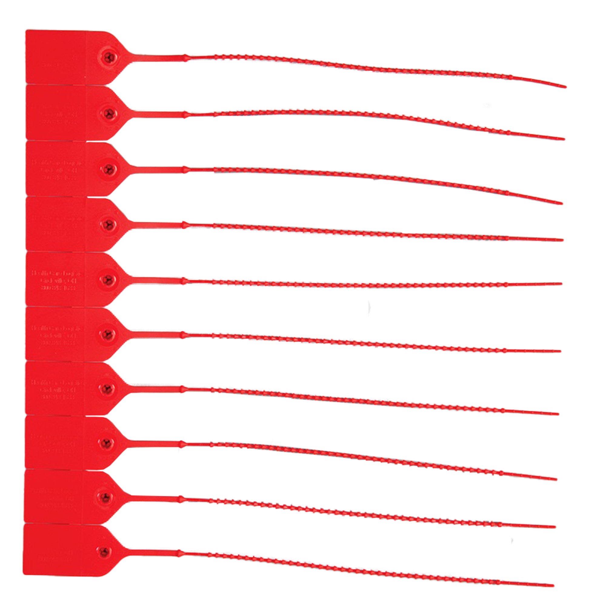 Health Care Logistics Red Pull-Tight Seal, Unnumbered, 9-Inch MK 356480