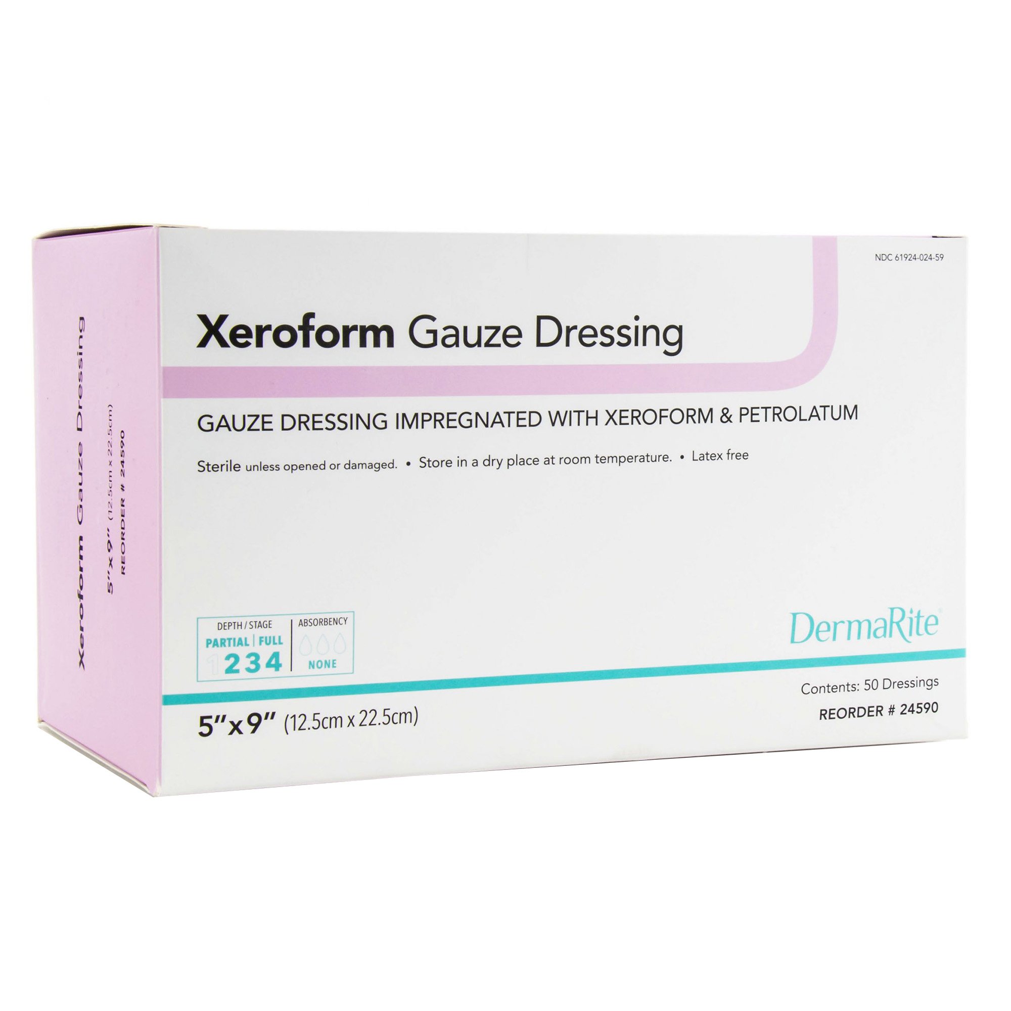 Xeroform Petrolatum Impregnated Dressing, 5 x 9 Inch MK 946777
