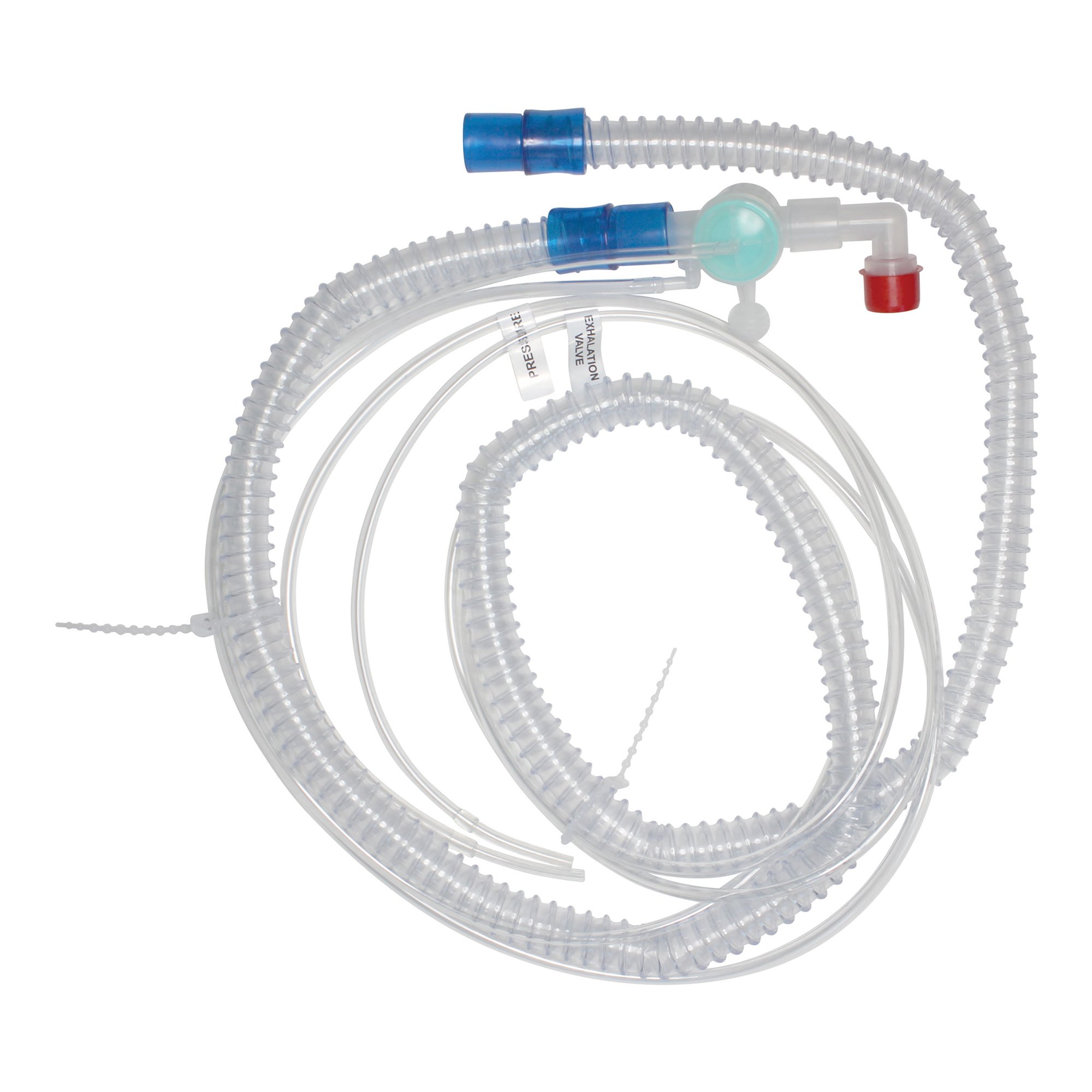 Ventilator Circuit Corrugated Tube 72 Inch Tube Single Limb Adult Without Breathing Bag Single Patient Use Active Circuit MK 1194608