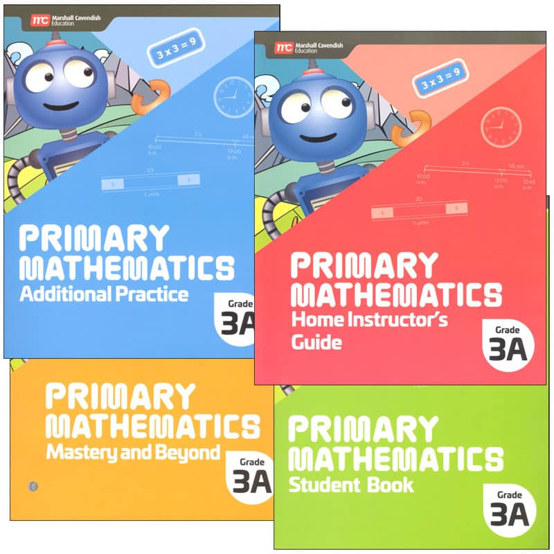 Primary Math 2022 Grade 3A Semester Set