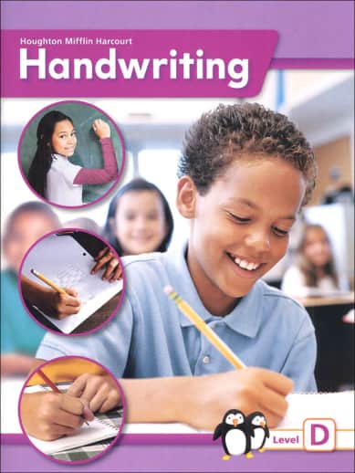 Houghton Mifflin Harcourt International Handwriting Continuous Stroke Student Edition Grade 4 Level D