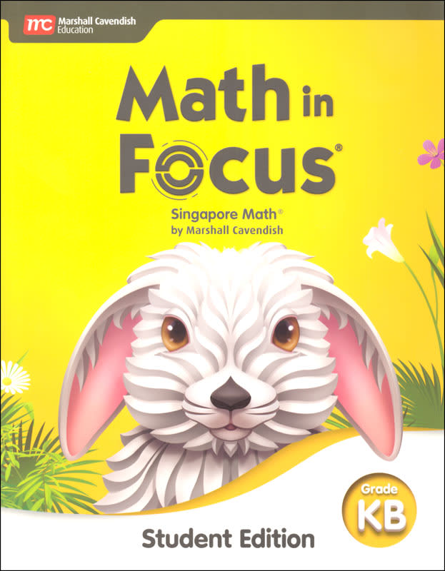 Math in Focus 2020 Student Edition Volume B Grade K