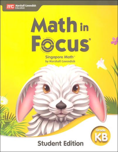 Math in Focus 2020 Student Edition Volume B Grade K