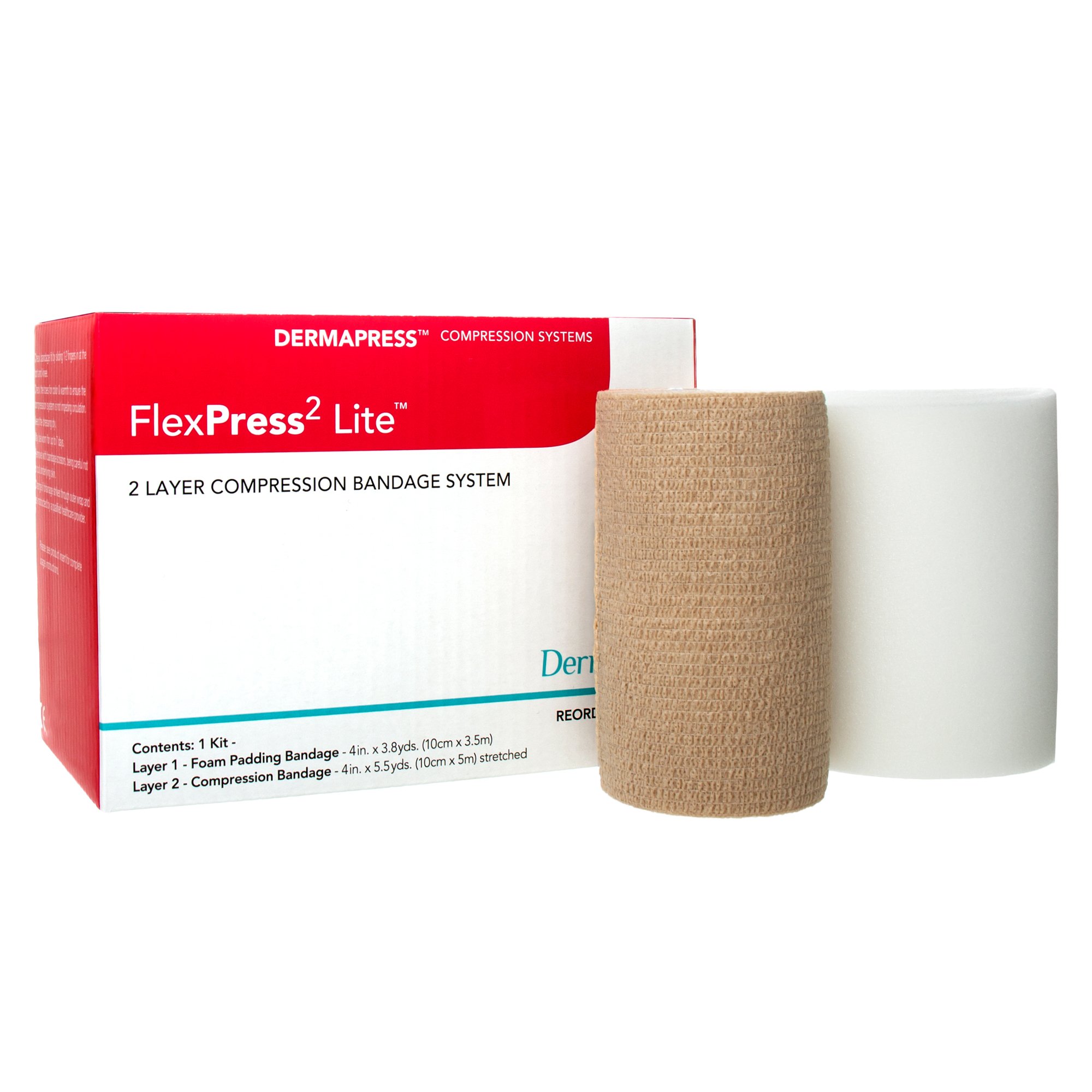 FlexPress2 Lite Self-adherent Closure Two-Layer Compression Bandage System MK 1178168