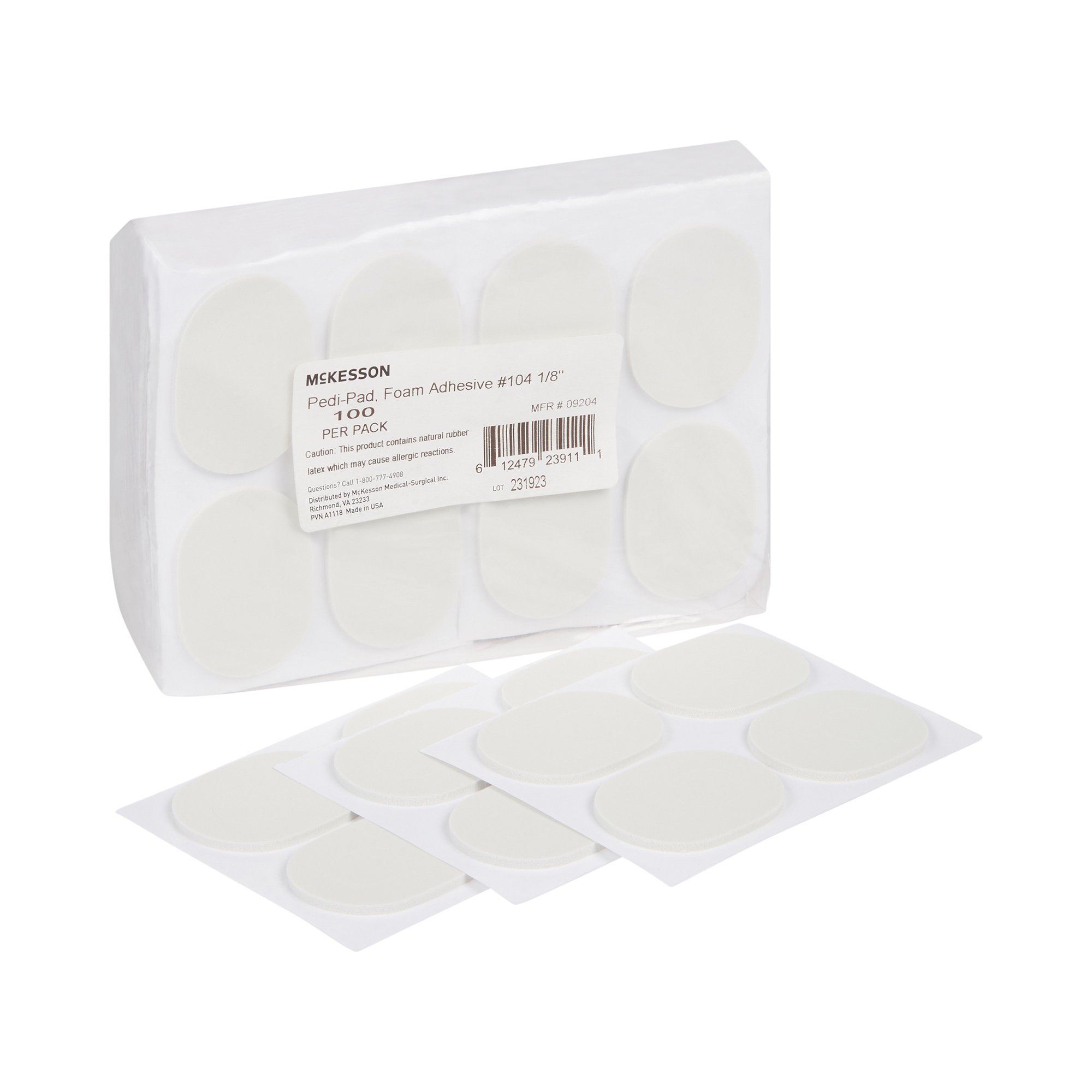 McKesson Pedi-Pad Foot Pad, Size 104 MK 1111075