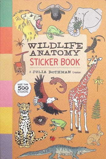 Wildlife Anatomy Sticker Book by Julia Rothman