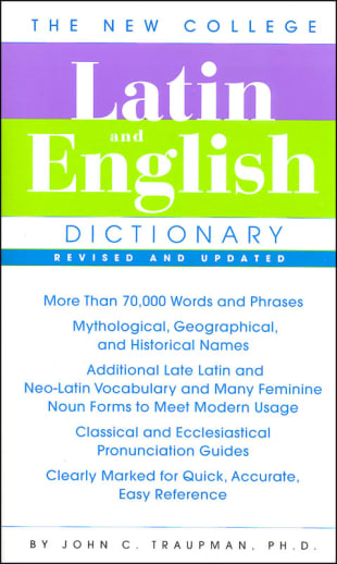 New College Latin & English Dictionary