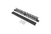 1U Cable Manager 24-Finger Duct with Cover