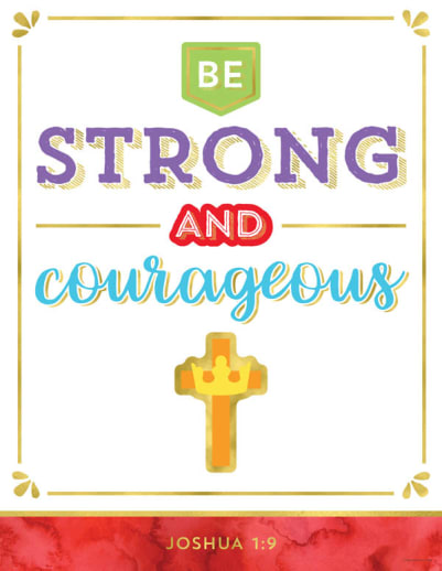 Be Strong and Courageous Chart