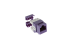 Cat5E RJ45 110 Type 180° Keystone Jack Purple