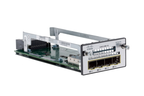 Image of Cisco 3560X/3750X Four-Port Ethernet Network Module