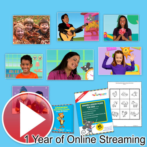 Whistlefritz Spanish Educator's Streaming Service (1-year subscription)