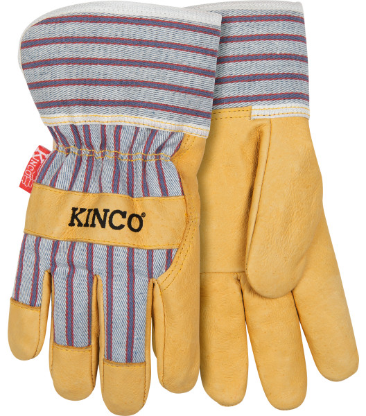 Kids' Grain Leather Palm with Safety Cuff